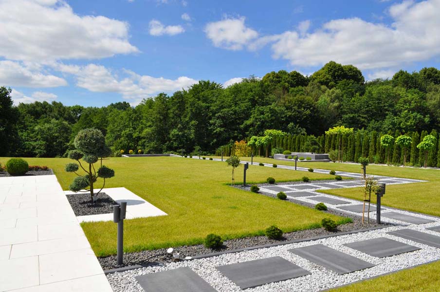 nowoczesne ogrody minimalistyczne